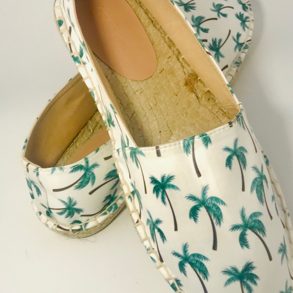 New Green and White ASOS Espadrilles shoes.